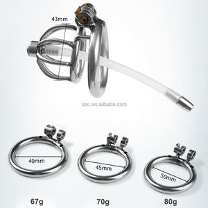 Sknove อุปกรณ์ใส่ท่อปัสสาวะสำหรับผู้ชายที่ใส่อวัยวะเพศชายแบบสั้นกลับด้านได้อุปกรณ์ใส่ท่อปัสสาวะเสียบก้นกรงพรหมจรรย์สำหรับผู้ชาย - Product Image 2