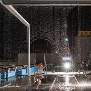 Équipement d'amusement interactif à rideau d'eau en acier inoxydable à contrôle par induction, pour parcs aquatiques et cuisines, vente directe usine - Product Image 4