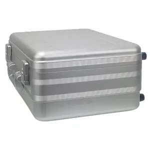 Large Aluminum Tool Cases Lockable Heavy Duty Medication Device Case Water Proof Other Tool Storage Box For Medical Equipment