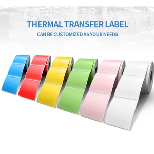 Etiqueta de Envío Personalizada a Color, Papel de Transferencia Térmica Directa, Etiqueta Semibrillante, Etiqueta de Código de Barras Directa - Product Image 3