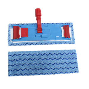 Qingle pliant fil de <span class=keywords><strong>coton</strong></span> support de vadrouille plat cadre sertissable cadre de vadrouille plat en microfibre <span class=keywords><strong>sans</strong></span> plaque de vadrouille à poussière commerciale magique - Product Image 6