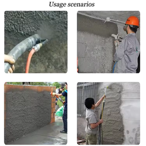 多機能自動ロボットスタッコ噴霧器新しい壁モルタルセメント石膏機械コアエンジン部品付き - Product Image 6