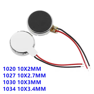 1027 Micro DC Moteur de Vibration 10*30 10*27 10*20 1034 DC 3V-5V 60mA 70MA Plat Vibrant Moteur Bouton <span class=keywords><strong>Moteurs</strong></span> pour Téléphone Coin - Product Image 2