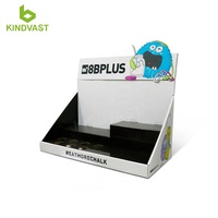 Table de comptoir en carton promotionnelle au détail personnalisée avec présentoir à chaussures boîte de présentation d'expéditeur de comptoir en carton