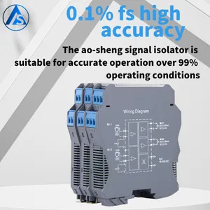 AOSHENG Analog tín hiệu isolator để kỹ thuật số 4-20mA tín hiệu chuyển đổi tín hiệu analog chuyển đổi