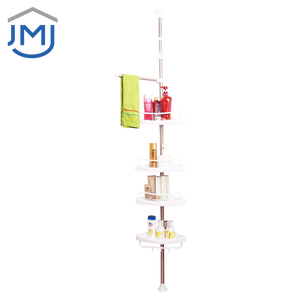 2021 JMJ נירוסטה 4 שכבות קיר רכוב מקלחת מתלה אמבטיה פינת מדף - Product Image 3
