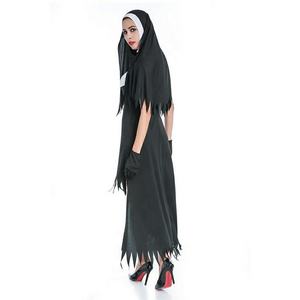Disfraz Sexy <span class=keywords><strong>de</strong></span> Monja María Misionera para Halloween, Disfraz <span class=keywords><strong>de</strong></span> Fiesta <span class=keywords><strong>de</strong></span> Cosplay para Adultos - Product Image 2
