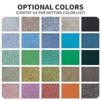 Peinture époxy pour sols à effet marbre, sable coloré, revêtement à agrégats colorés pour entrepôts, ateliers et intérieurs commerciaux