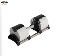 Dumbbell Mewah Berat Dapat Disesuaikan Dumbbell 41.5KG yang Dapat Disesuaikan Cocok untuk Latihan Kekuatan Kebugaran di Rumah