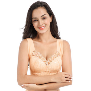<span class=keywords><strong>Reggiseno</strong></span> Push-Up Senza Ferretto Plus-Size in Pizzo Sexy, Sottile, Stile <span class=keywords><strong>Canotta</strong></span>, con Tessitura <span class=keywords><strong>a</strong></span> Maglia per Intimo Femminile - Product Image 5