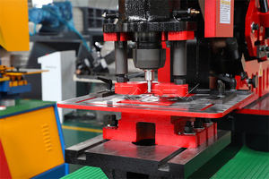 Sắt công nhân kim loại Máy cắt tấm kênh thép Góc cắt đấm và máy cắt trên bán - Product Image 2