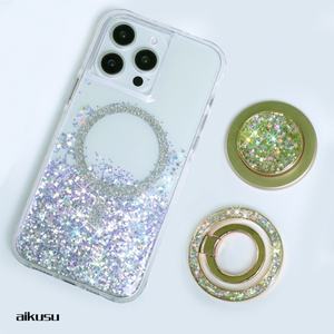 Support de téléphone portable magnétique personnalisé, rotation à 360 degrés, anneau de maintien pour téléphone, support de téléphone pour iPhone 16 15 14 13 12 11 Series - Product Image 6