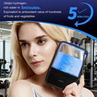 Produit populaire en gros, gobelet à eau électrolysée de 350 ml, facile à utiliser, bouteille d'eau alcaline à hydrogène portable