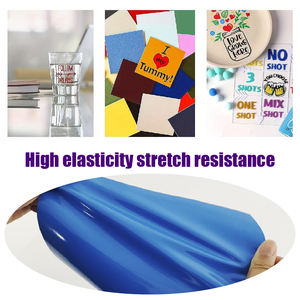 Gradient Glitter Selbst klebende Werbung Vinyl rolle zum Schneiden Plotter 3 Jahre Lebensdauer Schneiden Vinyl Permanent Abnehmbar - Product Image 3