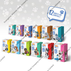 ABS Mini Animal 3D PET <span class=keywords><strong>Pluzz</strong></span> Brique Bloc Éducatif Ordinateur Table Ornement Décoration Cadeau Pet Blocs de Construction pour Chien Chat - Product Image 6