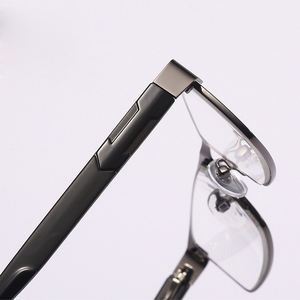 Gafas de Lectura de Metal de Alta Calidad con Media Montura, Gafas para <span class=keywords><strong>Presbicia</strong></span> de +0.75 a +4.0, Unisex, con Bisagra de Resorte - Product Image 4