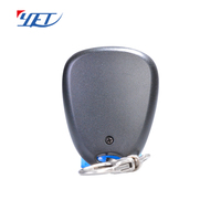 YET023 Control Remoto RF Universal Inalámbrico Multifrecuencia de 433 MHz con Código Variable, Mini Botón, para Puerta de Garaje Automática, de Plástico