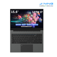 JINING 15,6 inch IPS touchscreen laptop, 13e generatie Core i7 13620H, 8GB DDR4 RAM, NGFF SSD, dual band WiFi, BT, aangepast logo voor wereldwijde distributeurs