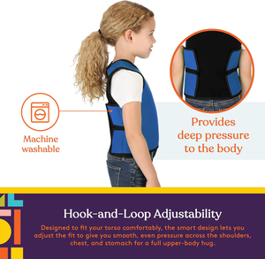 Soft Breathable Sensory Vest Autism Sensory <b>Compression</b> Vest for Kids Calming Vest Kids Deep Pressure Sensory <b>Compression</b> Vest - Product Image 6
