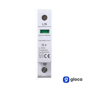 Dispositif de protection contre les surtensions Gloca T2 275VAC 10kA Montage sur rail DIN Protection du système électrique - Product Image 3