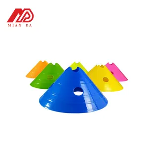 Customized Soccer Training Equipment 14cm Heights Marker Disc Agility Training Disc Cone