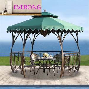 Pérgola de Hierro Forjado de Estilo Europeo para Exteriores, Resistente al Agua y a la Corrosión, <span class=keywords><strong>Refugio</strong></span> para Villas, Patios y Jardines - Product Image 4