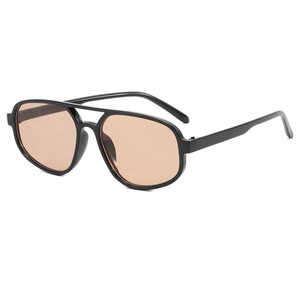 Hot Selling Fashion Popular New Men and Women <b>for</b> Simple Retro Lightweight Multi-Color Double Beam Sunglasses - Product Image 4