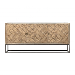 Buffet de table en bois rétro, vintage, rustique, japonaise, meubles de maison, shabby et chic - Product Image 4