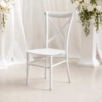 Chaise Napoléon en plastique intégré moderne avec dossier, empilable, pour mariage, hôtel, événement extérieur, fête, banquet