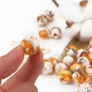 Cuentas de silicona de dibujos animados al por mayor de 15mm y 19mm, juguete de dentición para bebés XZZ a granel, cordón de cuentas, cuentas focales de silicona para gafas de niña - Product Image 2