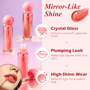 Brillo Labial Personalizado por el Fabricante con Tapa de Bola para Niñas, Logotipo Personalizado, Marca Privada, Brillo Labial Personalizado - Product Image 2
