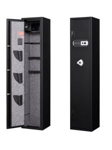 66.3lbs Heavy Duty Secure Storage Cabinet for Long Valuables, Metal Security With Internal Rack, Lockable <b>Safe</b> W39653821 the Int - Product Image 4