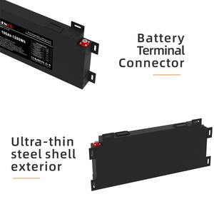 12V 100Ah Slim Battery 2.36 Inch Ultra-Thin Design Space Saving Metal Case for Overland Van - Product Image 3