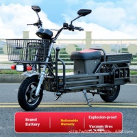 Vélo cargo électrique robuste avec capacité de charge de 100kg et batterie longue portée pour les motos de livraison et de tourisme
