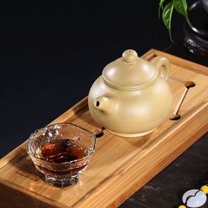Tetera de arcilla Zisha de Yixing china hecha a mano, modelo Duoqiu de arcilla púrpura, Gaowen Duan <span class=keywords><strong>Ni</strong></span> 250ml Zisha Hu - Product Image 3