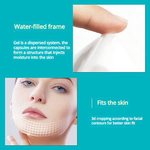 Patch liftant pour le menton en forme de V, hydrogel à l'<span class=keywords><strong>acide</strong></span> <span class=keywords><strong>hyaluronique</strong></span>, réducteur de double menton, raffermissant et tenseur, amincissant le visage - Product Image 3