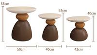 Table de Chevet Créative et Moderne, Meuble d'Appoint pour Entrée ou Canapé, Hauteur Réglable, Luxe Léger, Petite Table d'Appoint