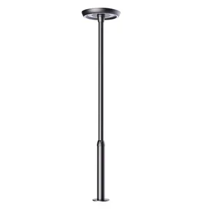 LED Post Top Luz Jardim Luzes Destacável De Fundição De Alumínio LED Pólo Top Luzes Ao Ar Livre 30w 50w 80w Rua Lâmpada para Jardas