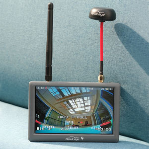 Hawk Eye Little <span class=keywords><strong>Pilot</strong></span> 4 5.8GHz 48CH FPV Monitör, Dahili DVR, Çift Alıcı ve 800x480 LCD ile Yarış ve Hava Fotoğrafçılığı için - Product Image 6