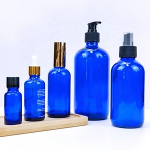 Factory Customized Skin Care Essential Oil Face Cream <b>Dropper</b> <b>Bottle</b> 30ml 50ml 100ml Black UV Protection Violet Glass Custom - Product Image 5