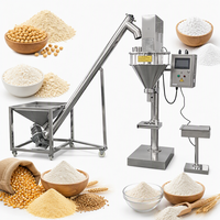 Machine de remplissage semi-automatique à vis sans fin pour poudres (protéines de soja, talc, maïs sec, farine de blé) 1-100g, 1000g, 2000g