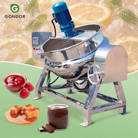 Marmite de cuisson électrique inclinable avec fonction vapeur, double mélangeur, capacité 300L/50L, avec hachoir, modèle Philippines