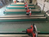 Bannière Maille Flexible Bâche Réfléchissant Non Tissé Tissu Vinyle Film Papier Rouleau Machine De Refendage Bannière Rouleau Machine De Découpe
