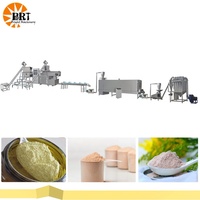 Ligne de production de farine nutritionnelle, machine extrudeuse à double vis pour céréales instantanées pour bébés