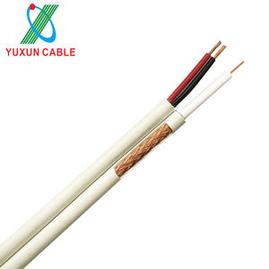 CCA Cobre 75ohm 2,8mm 3,5mm 3,6mm <span class=keywords><strong>Mini</strong></span> <span class=keywords><strong>RG59</strong></span> 2C Cable coaxial con cable de alimentación - Product Image 6
