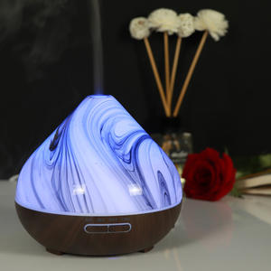 Difusor de Aroma Nagomi de Vidrio Volcánico de 0.5L con Luz LED y Humidificador para Uso en Hogar, Oficina y Hotel - Product Image 3