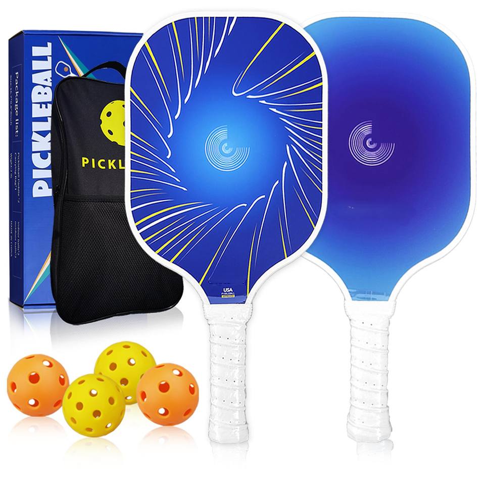 Pickleball Racket Cheap Cross-border Hot-selling Portable Pickleball Racket Set Honeycomb Core ...