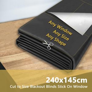 100% rideaux occultants portables stores occultants coupés à la taille stores occultants pour fenêtre pépinière - Product Image 4