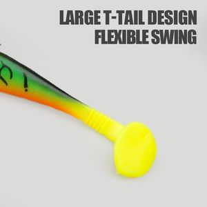Señuelo de Pesca de Goma PVC 3D de Alta Calidad, 125 mm, 10 g, Cola en T, para Pesca de Lubina, Lucio y Minnow en Agua Dulce y Salada - Product Image 3