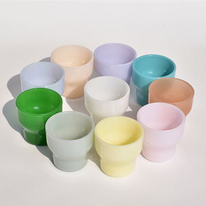 200/230ml stocké à chaud empilable bambou Joint opale Jade-Imitation <span class=keywords><strong>Mosser</strong></span> lait clair verre bière peut Jade verre tasse - Product Image 5